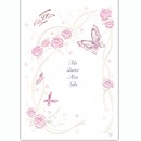 Butterfly Trail in Pink Quince Años Invitation