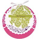 Circle Layers Quince Años Invitation