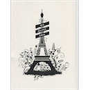 City of Love Quince Años Invitation