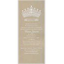 Crowned in Elegance Quince Años Invitation