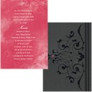 Faded Flourish Pocket Quinceanera Invitation
