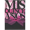 Pretty Patterns Quinceanera Invitation