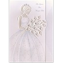 Calla Bella in Blue Quinceañera Invitation