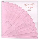 Ornate Fan Wrap Quince Años Invitation